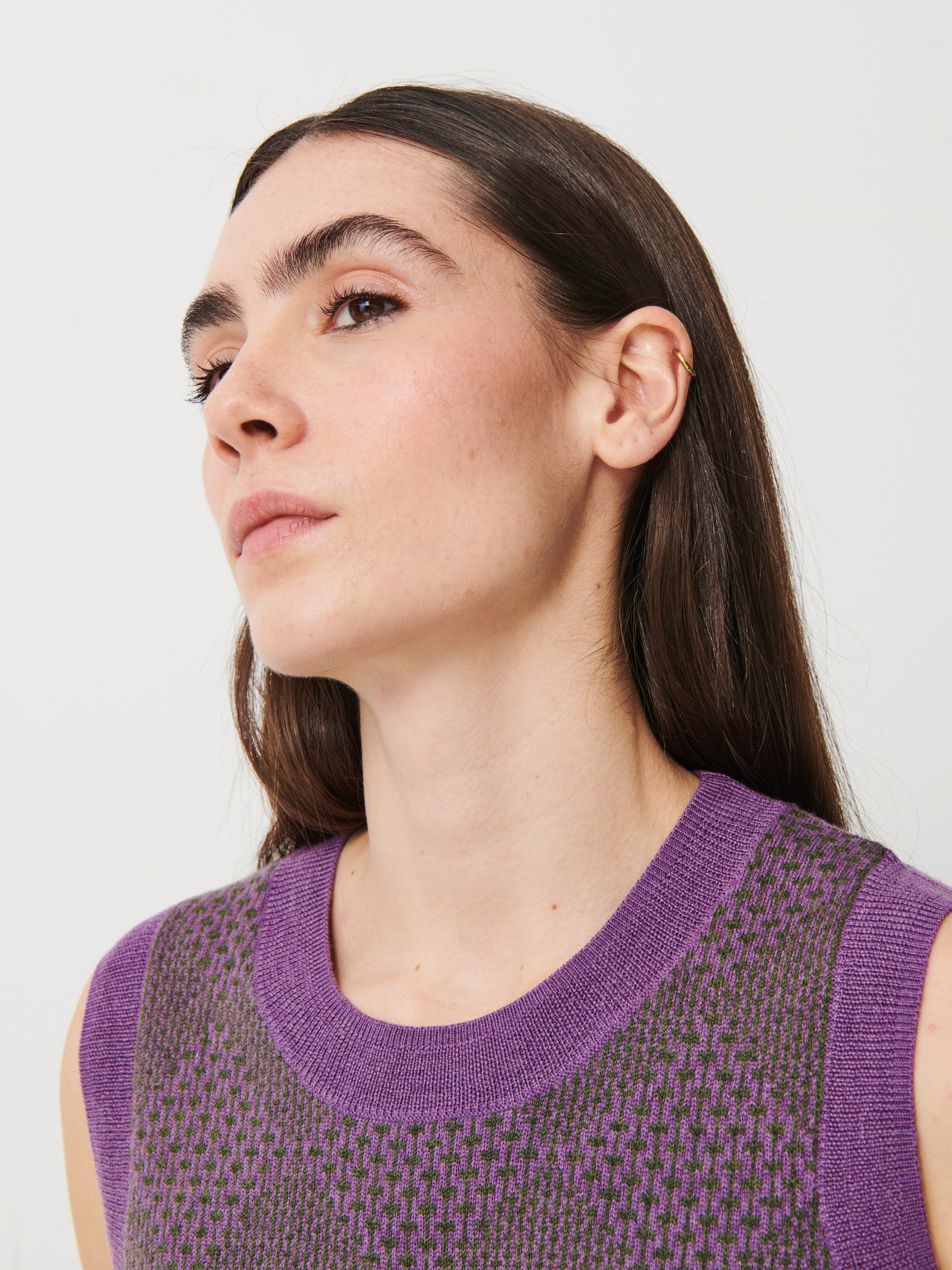 PUL OLIA -  P urple , Ready-to-wear Bensimon