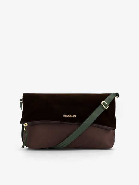 CROSS BODY BAG OLIVA -  Chocolate , Bags & Luggage Bensimon