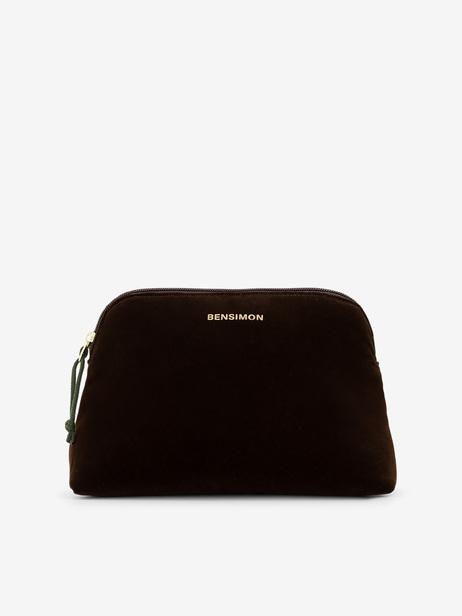 SMALL POCKET ORIA -  Chocolate , Bags & Luggage Bensimon