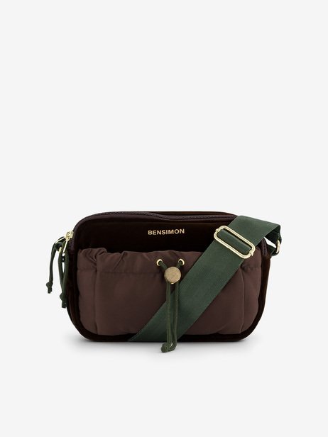 CROSS BODYBAG MADRAS -  Chocolate , Bags & Luggage Bensimon