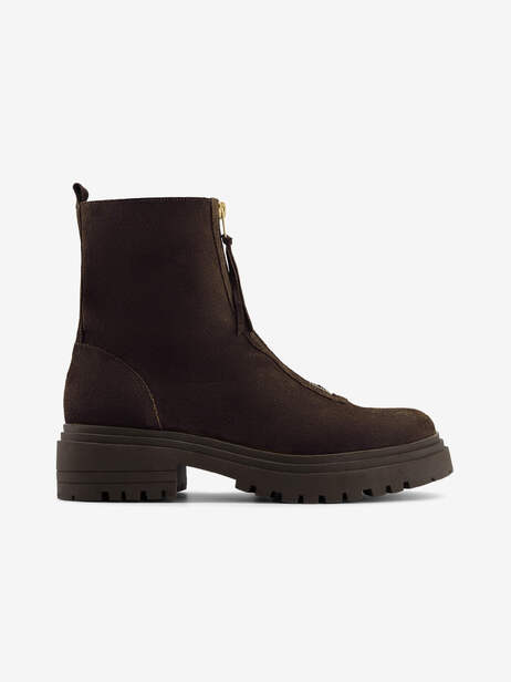 Women's zipped Chelsea boots -  Chocolate , Tennis & Shoes Bensimon