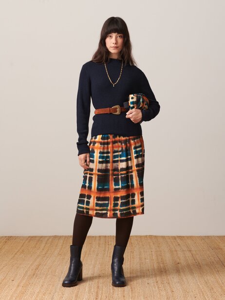 MILADO SKIRT -  Orange , Ready-to-wear Bensimon