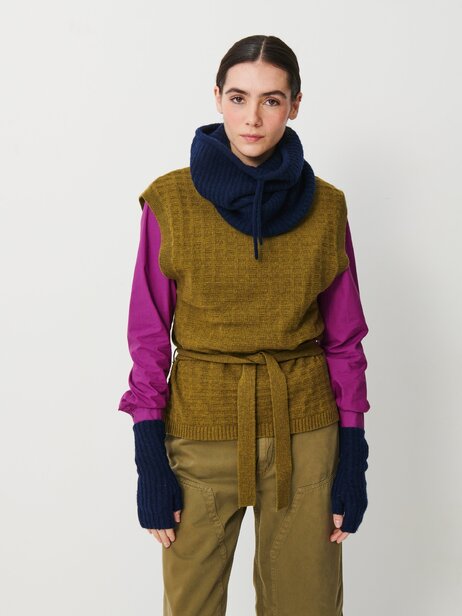SNOOD MIKA -  Marine , Ready-to-wear Bensimon