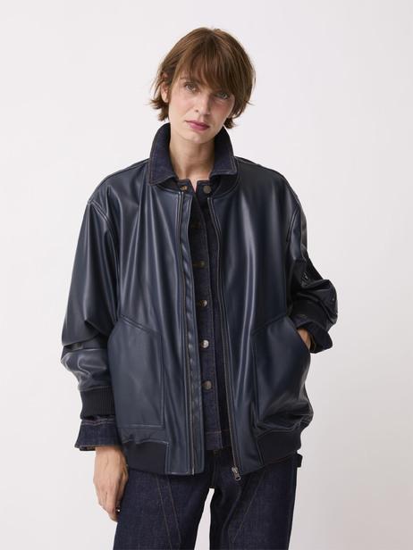 OVIDIE BOMBERS -  Marine , Ready-to-wear Bensimon 