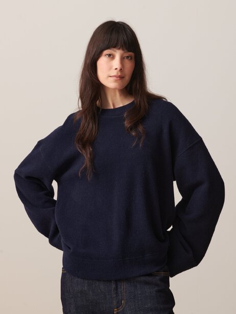 ORCHIS SWEATSHIRT -  Marine , Ready-to-wear Bensimon