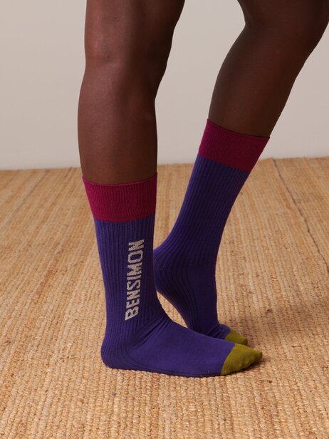 SOCKS -  P urple , Ready-to-wear Bensimon