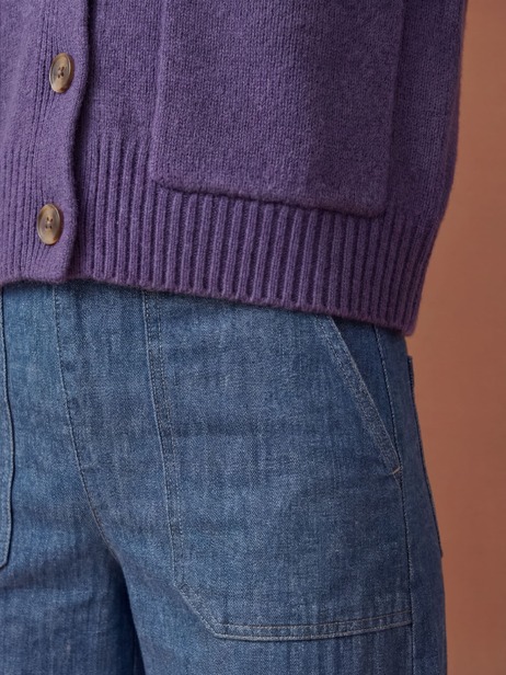 ORIA CARDIGAN -  P urple , Ready-to-wear Bensimon