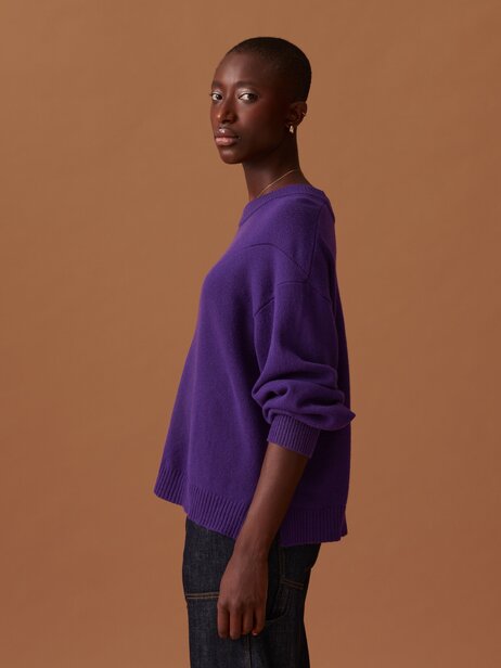 OUDAI SWEATER -  P urple , Ready-to-wear Bensimon