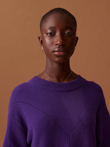 OUDAI SWEATER -  P urple , Ready-to-wear Bensimon