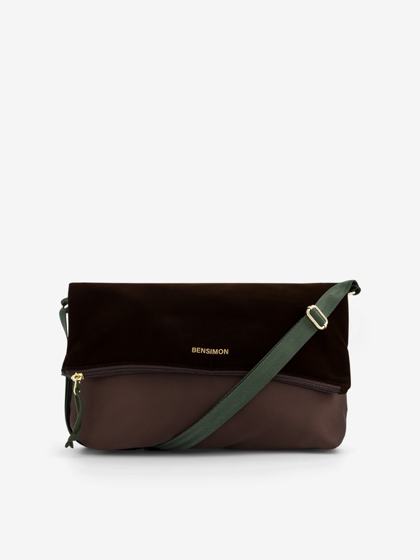 CROSS BODY BAG OLIVA -  Chocolate , Bags & Luggage Bensimon