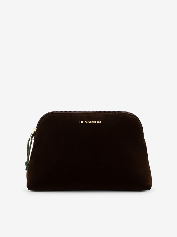 SMALL POCKET ORIA -  Chocolate , Bags & Luggage Bensimon