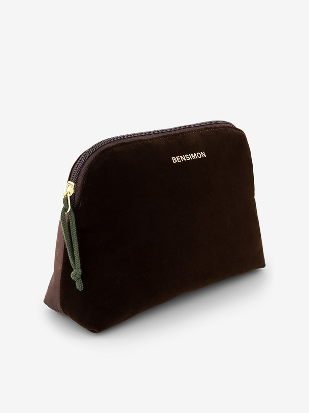 SMALL POCKET ORIA -  Chocolate , Bags & Luggage Bensimon
