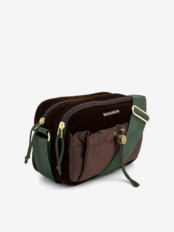 CROSS BODYBAG MADRAS -  Chocolate , Bags & Luggage Bensimon
