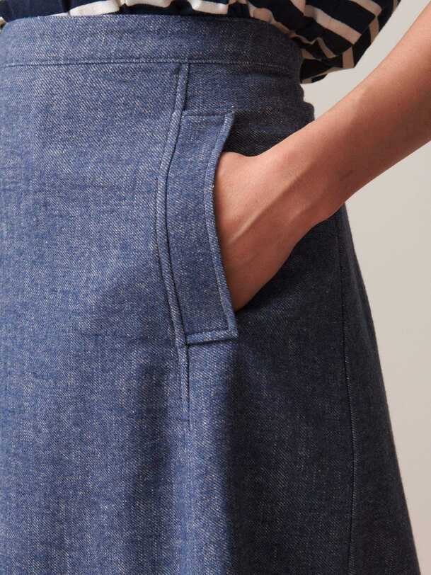 OLLY SKIRT -  Blue , Ready-to-wear Bensimon