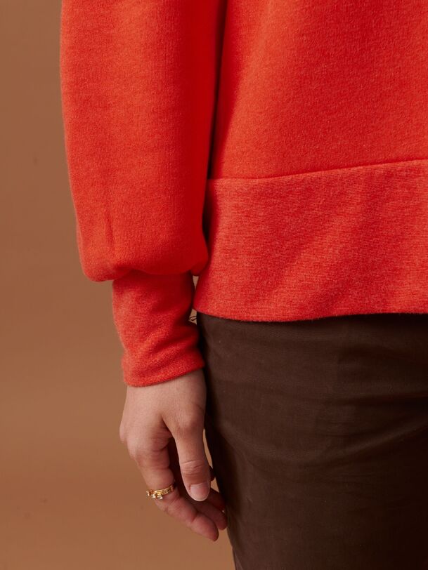 OLEK SWEATSHIRT -  Orange , Ready-to-wear Bensimon