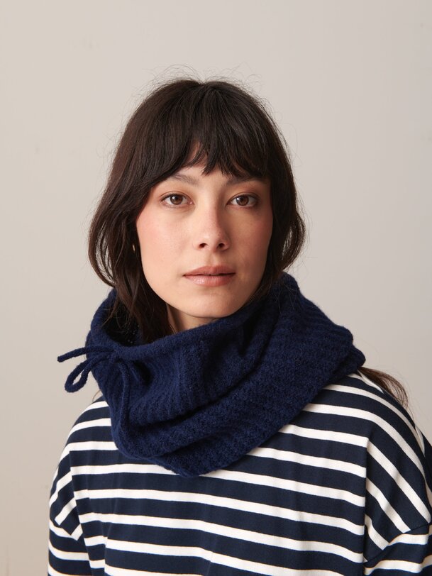 SNOOD MIKA -  Marine , Ready-to-wear Bensimon