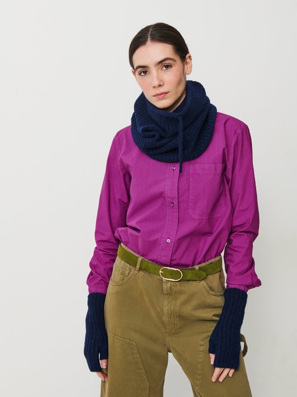 SNOOD MIKA -  Marine , Ready-to-wear Bensimon