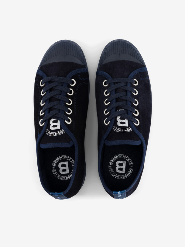 Women's Romy B79 suede sneakers - Marine , Tennis & Shoes Bensimon