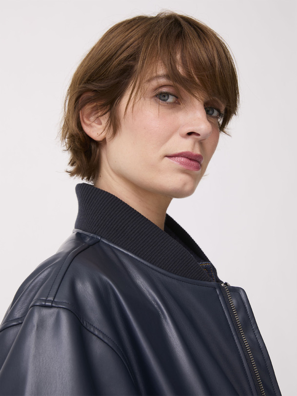 OVIDIE BOMBERS -  Marine , Ready-to-wear Bensimon