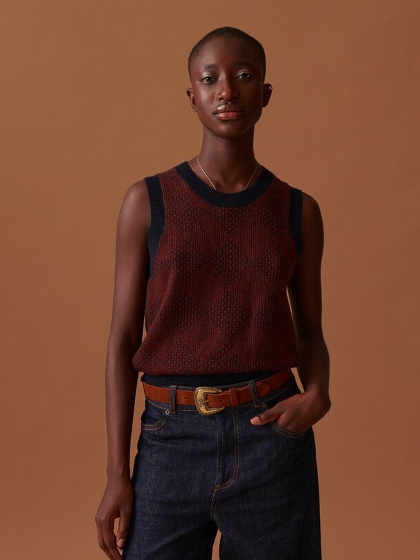 PUL OLIA -  Marine , Ready-to-wear Bensimon