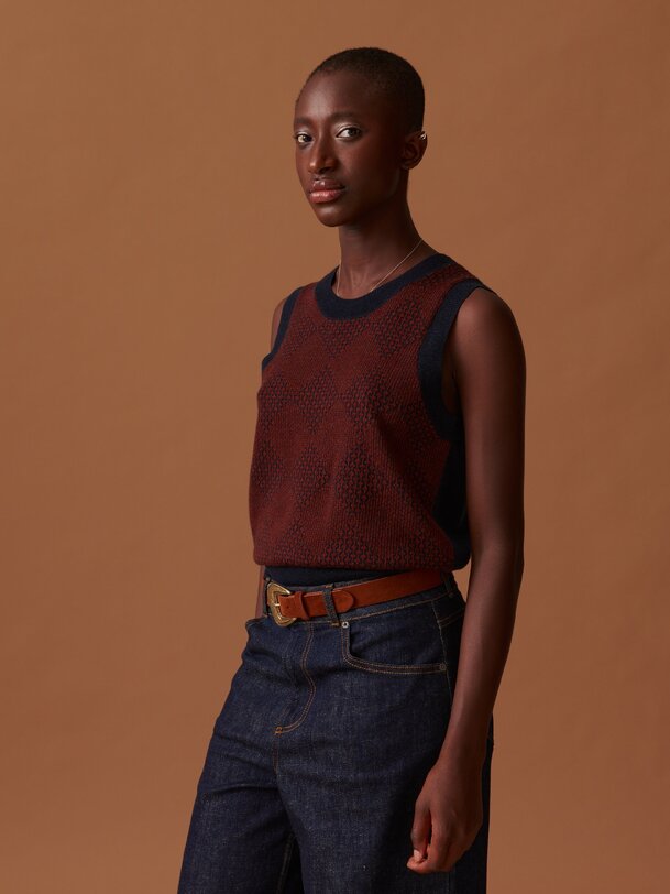 PUL OLIA -  Marine , Ready-to-wear Bensimon