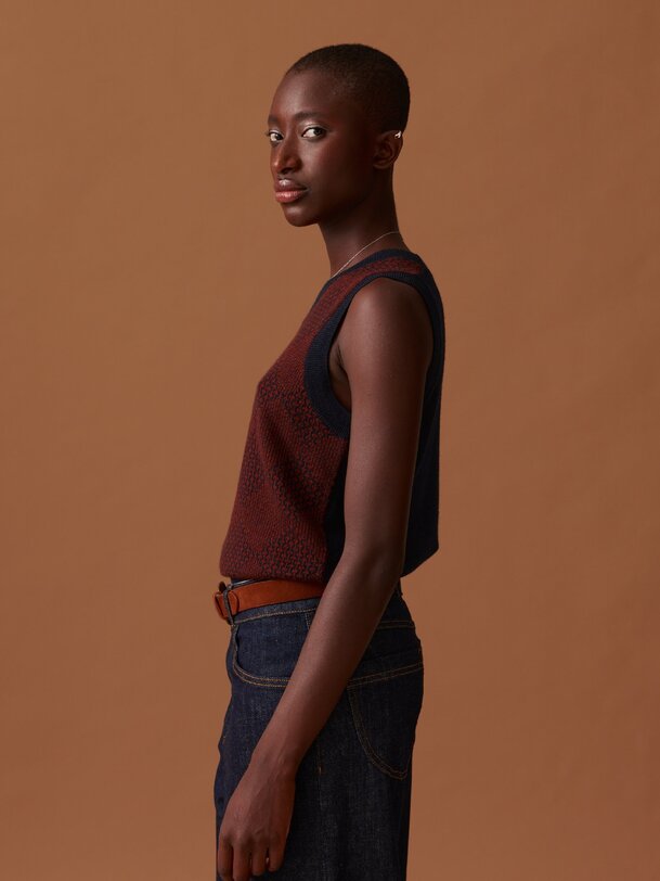 PUL OLIA -  Marine , Ready-to-wear Bensimon