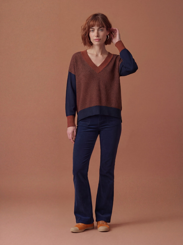 ORSO SWEATER -  Marine , Ready-to-wear Bensimon
