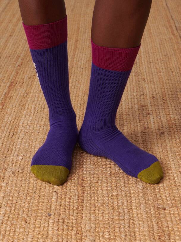 SOCKS -  P urple , Ready-to-wear Bensimon