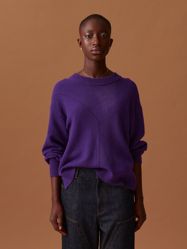 OUDAI SWEATER - P urple , Ready-to-wear Bensimon