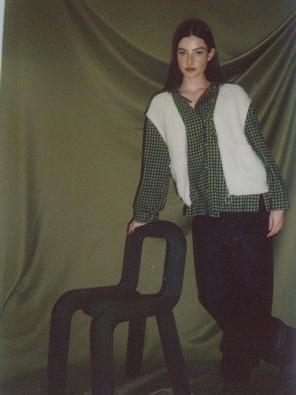 OZAN VEST -  Ecru , Ready-to-wear Bensimon