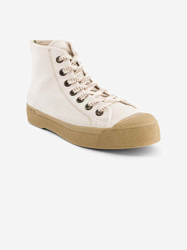 Women's Stella B79 corduroy sneakers - Ecru , Tennis & Shoes Bensimon