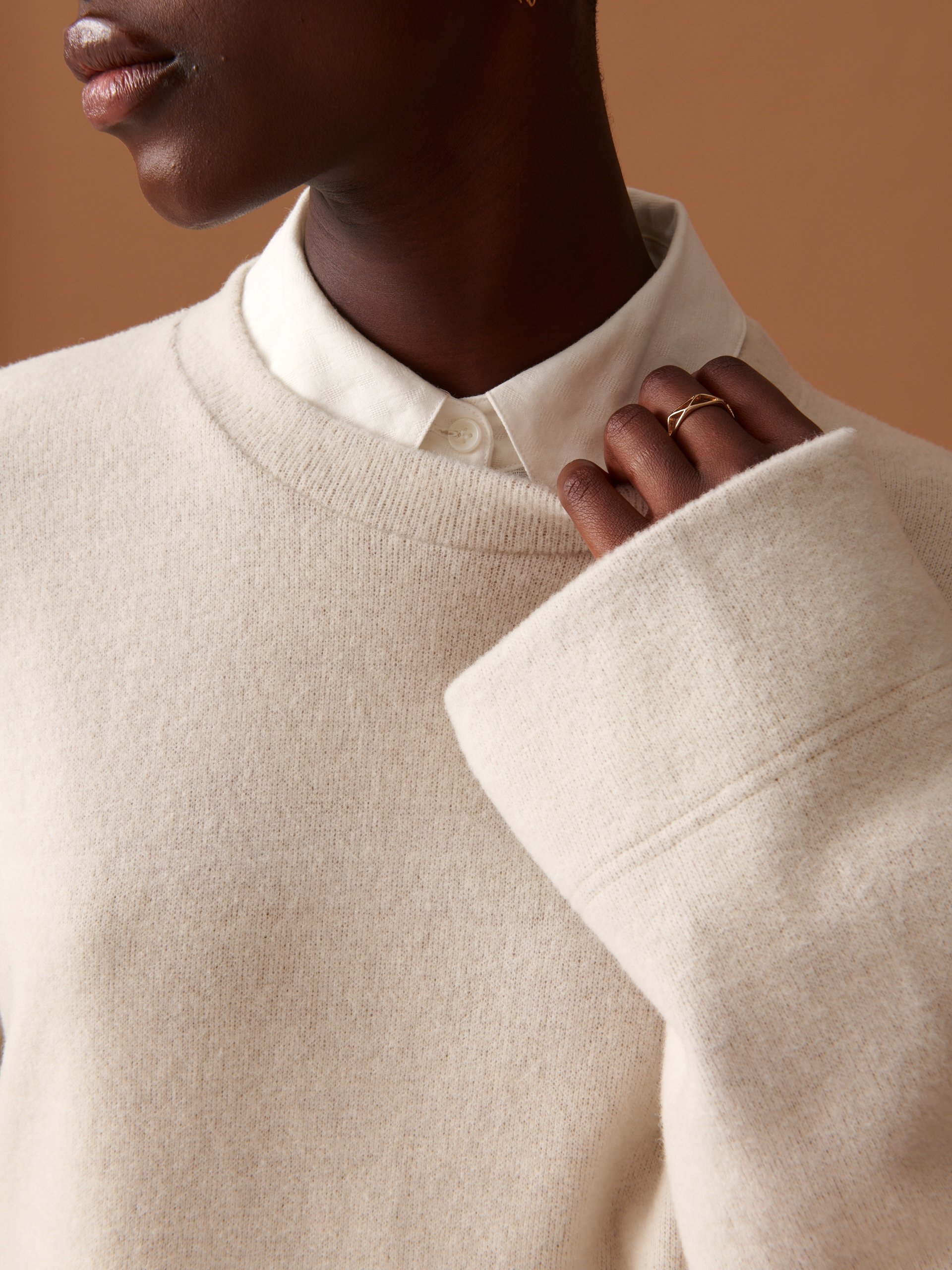 ORCHIS SWEATSHIRT -  Ecru , Ready-to-wear Bensimon