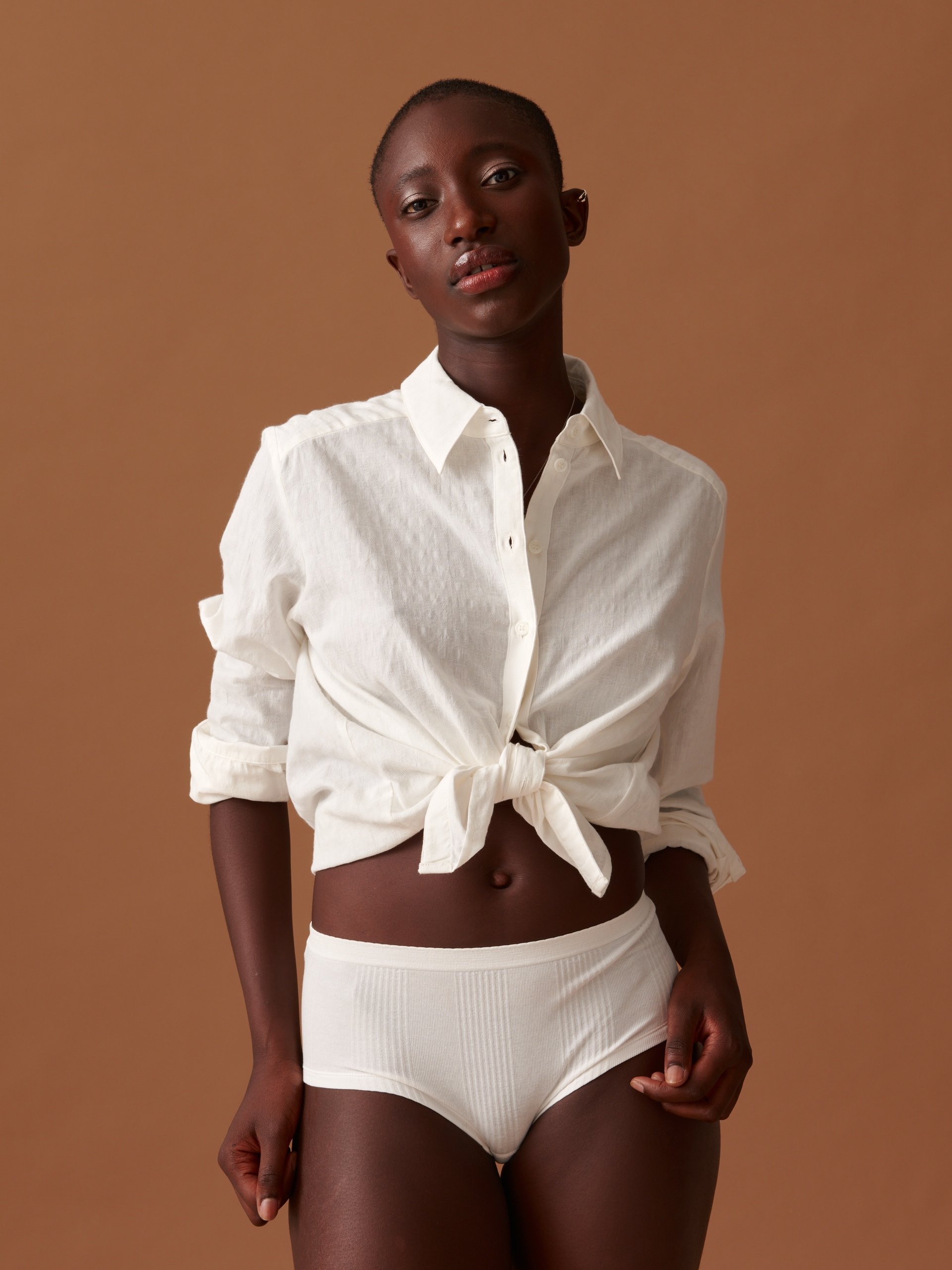 NOEMIE ML SHIRT -  Ecru , Ready-to-wear Bensimon