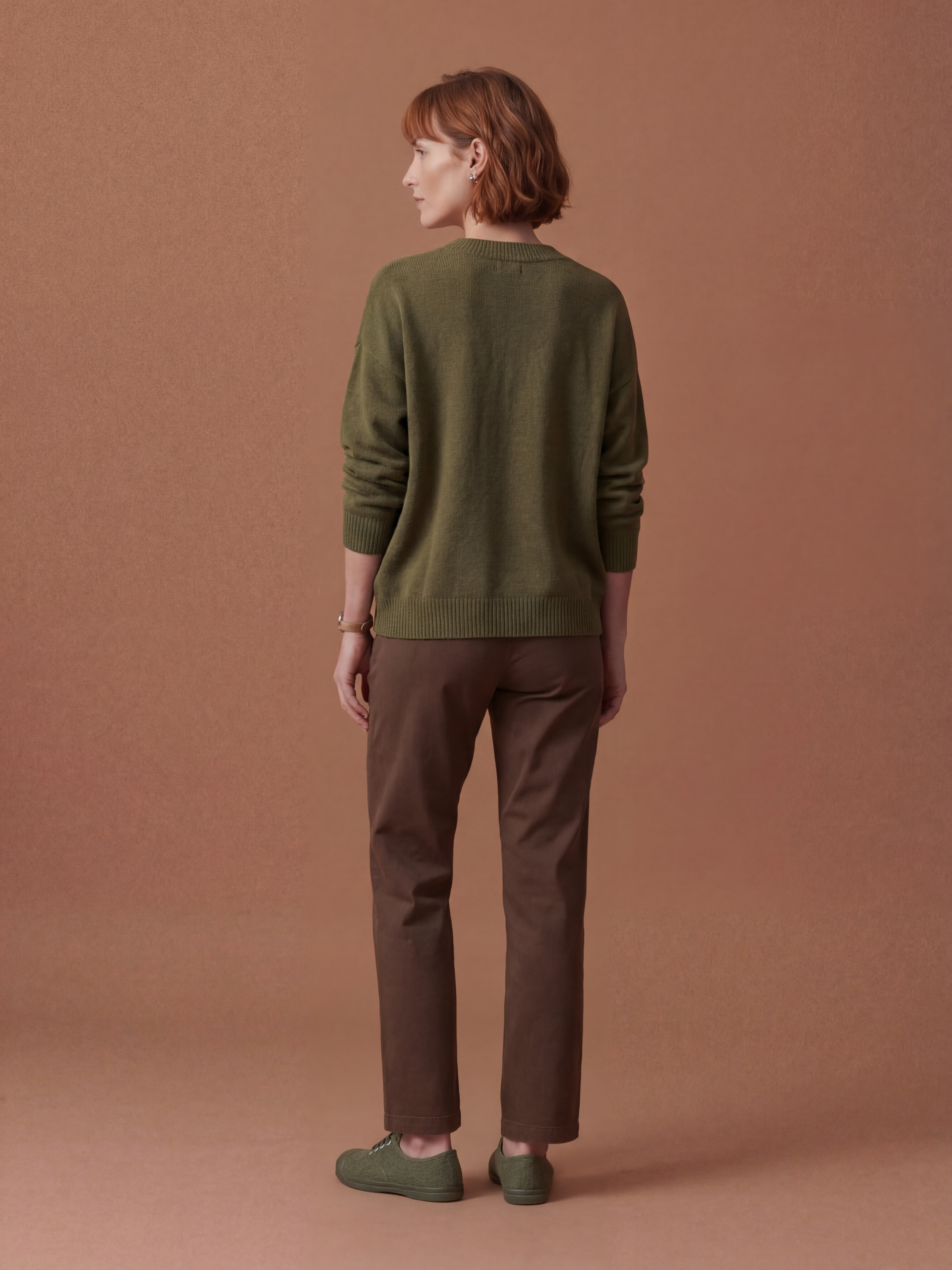 OUDAI SWEATER -  Khaki , Ready-to-wear Bensimon