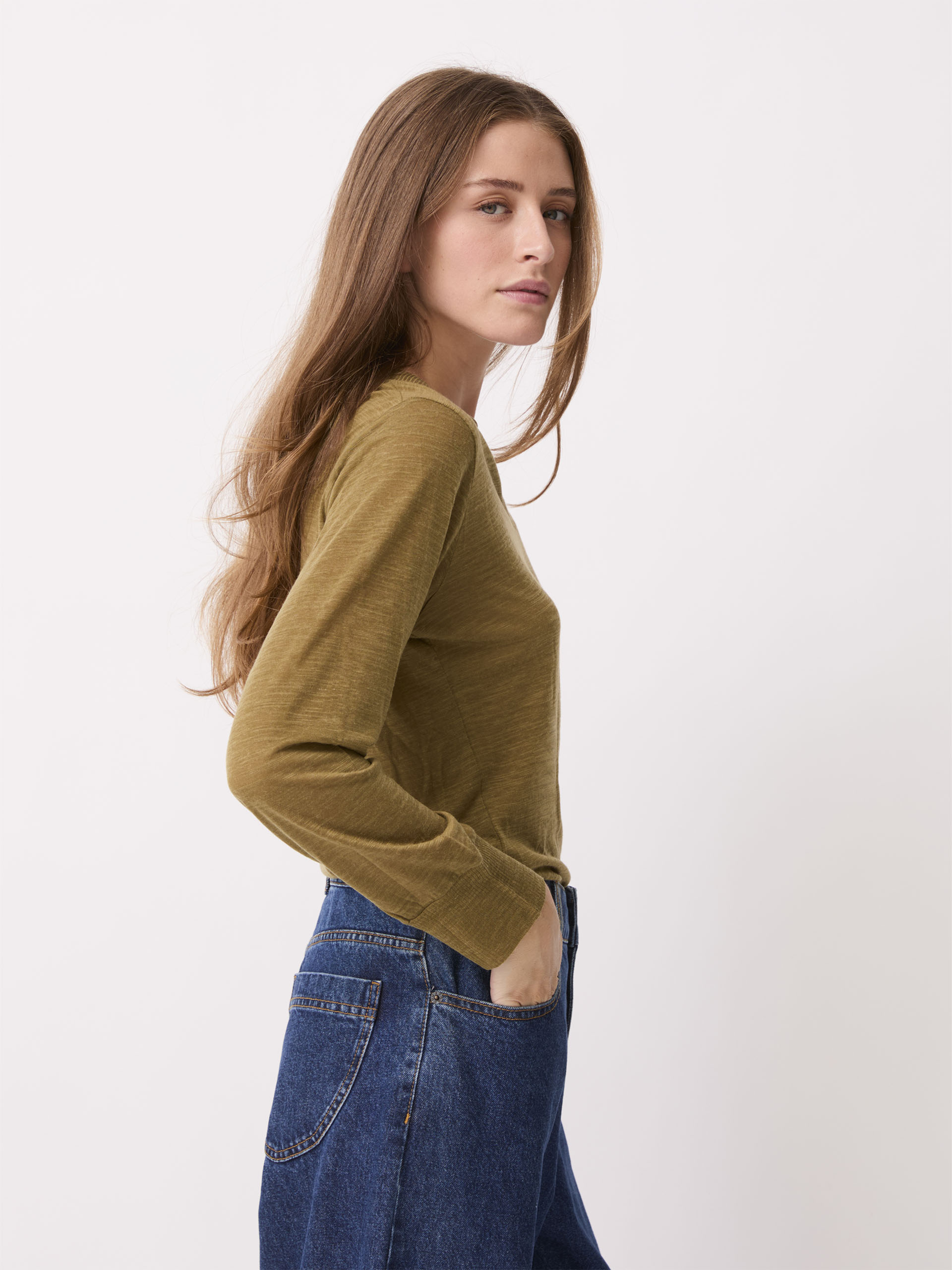 HARRIS T-SHIRT -  Khaki , Ready-to-wear Bensimon