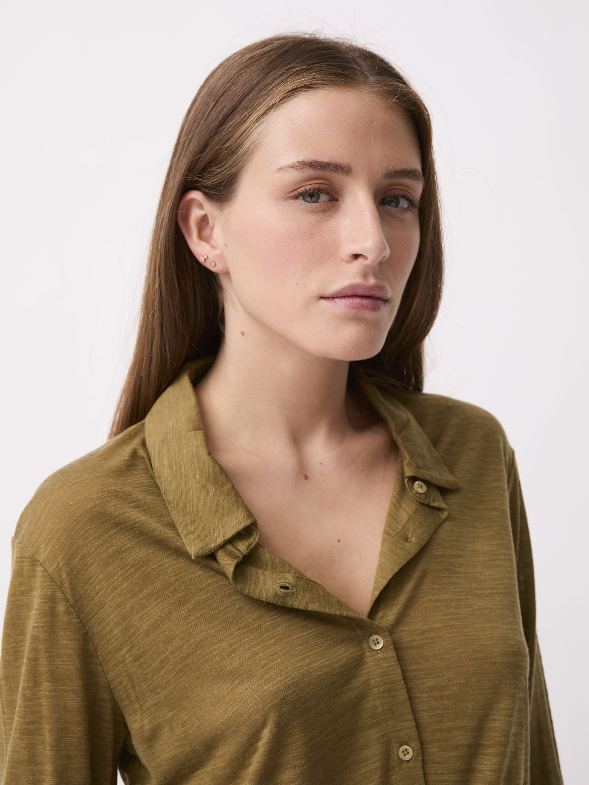 CYLENA SHIRT -  Khaki , Ready-to-wear Bensimon