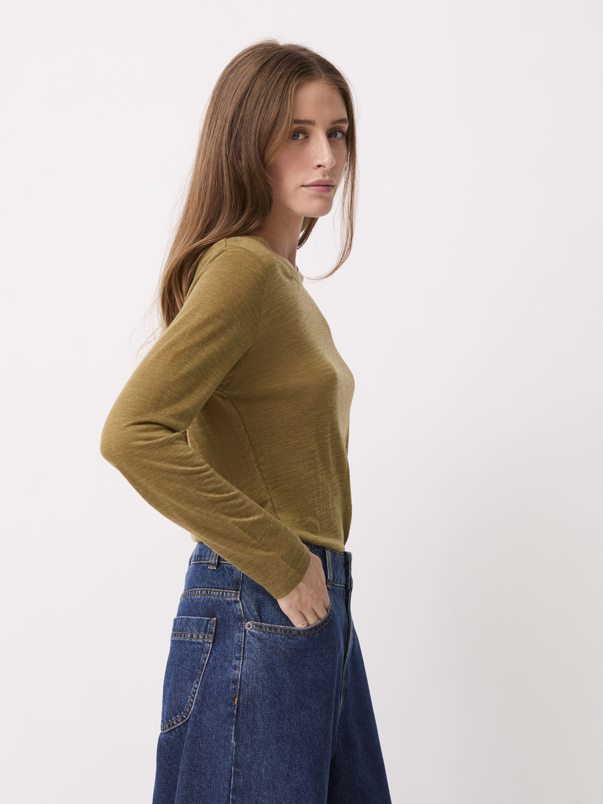 T-SHIRT MYRIS -  Khaki , Ready-to-wear Bensimon