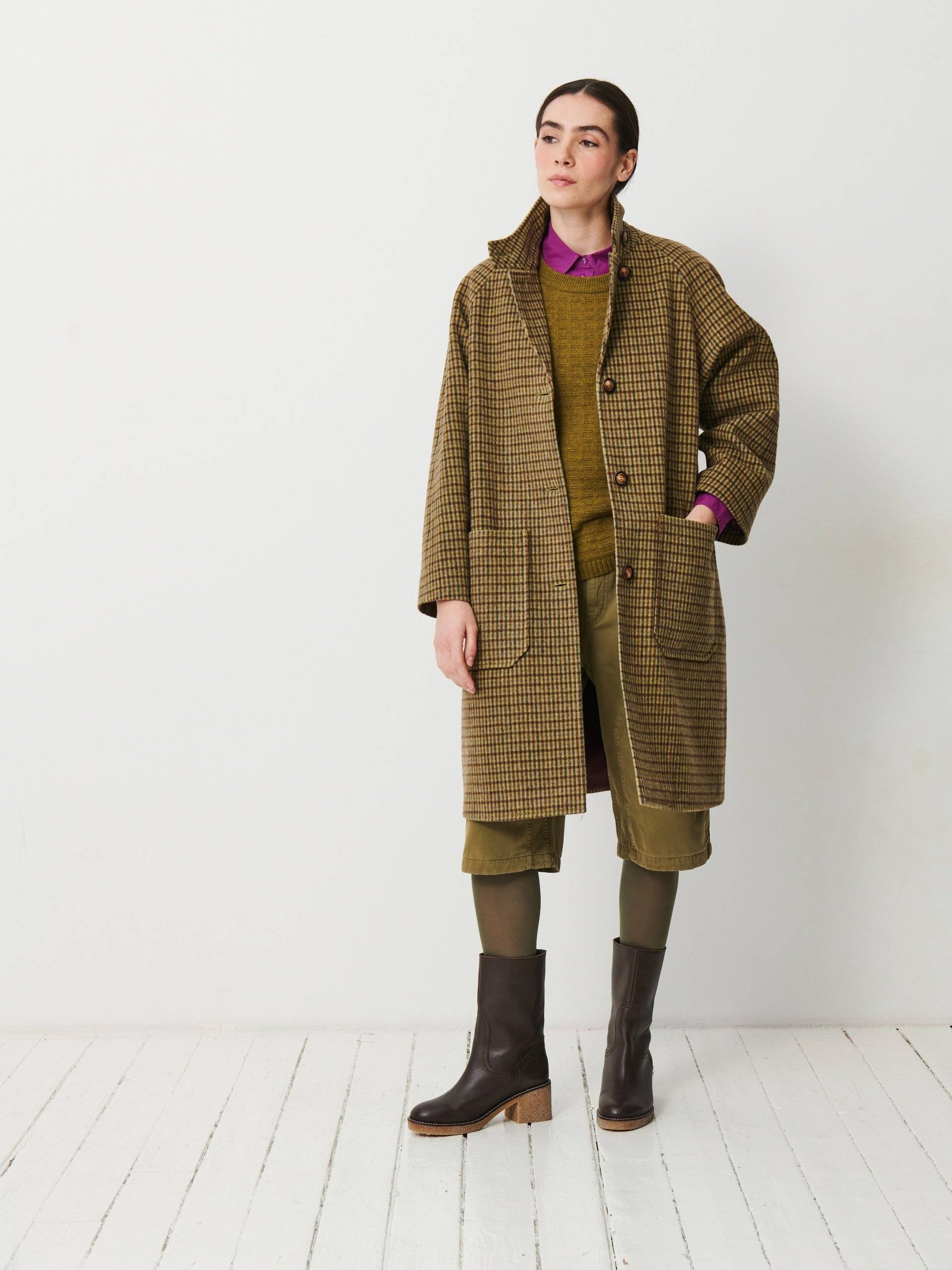 OYA COAT -  Khaki , Ready-to-wear Bensimon