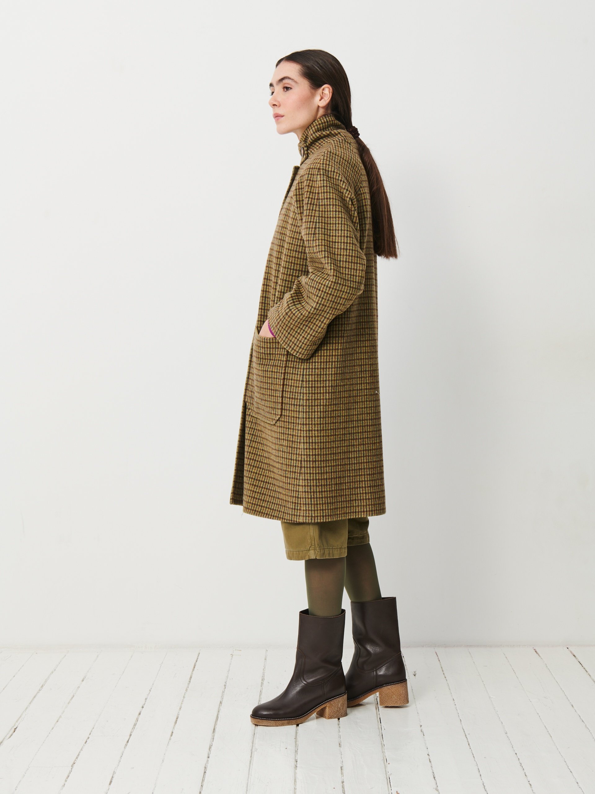 OYA COAT -  Khaki , Ready-to-wear Bensimon