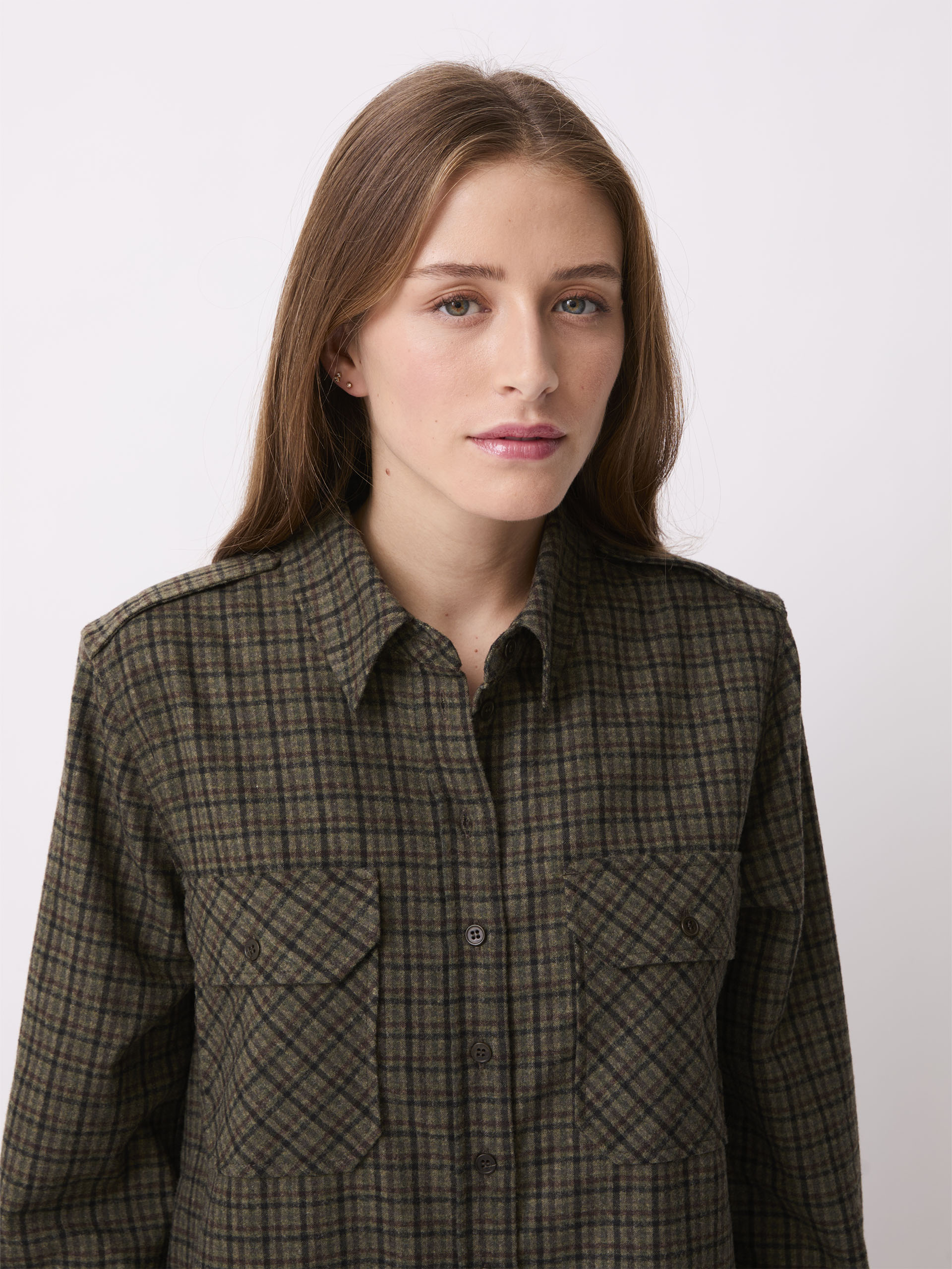 CHEMISE OLEYO -  Khaki , Ready-to-wear Bensimon