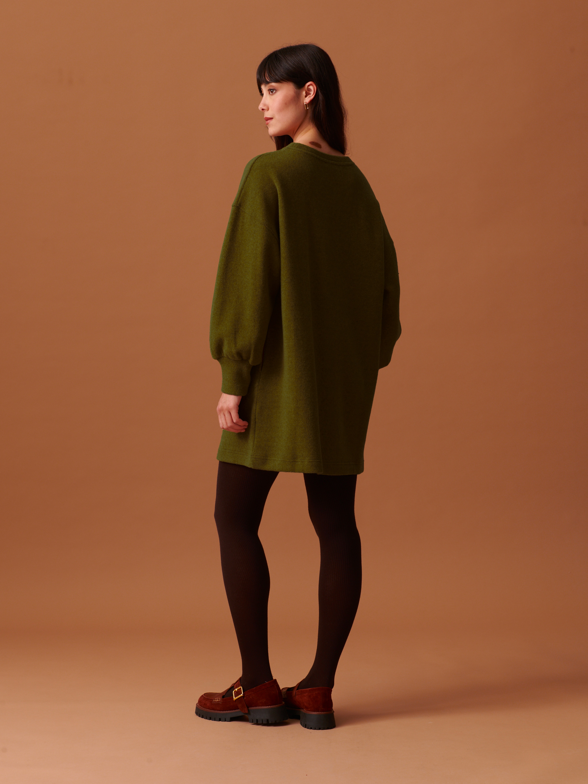ORELIA DRESS -  Khaki , Ready-to-wear Bensimon