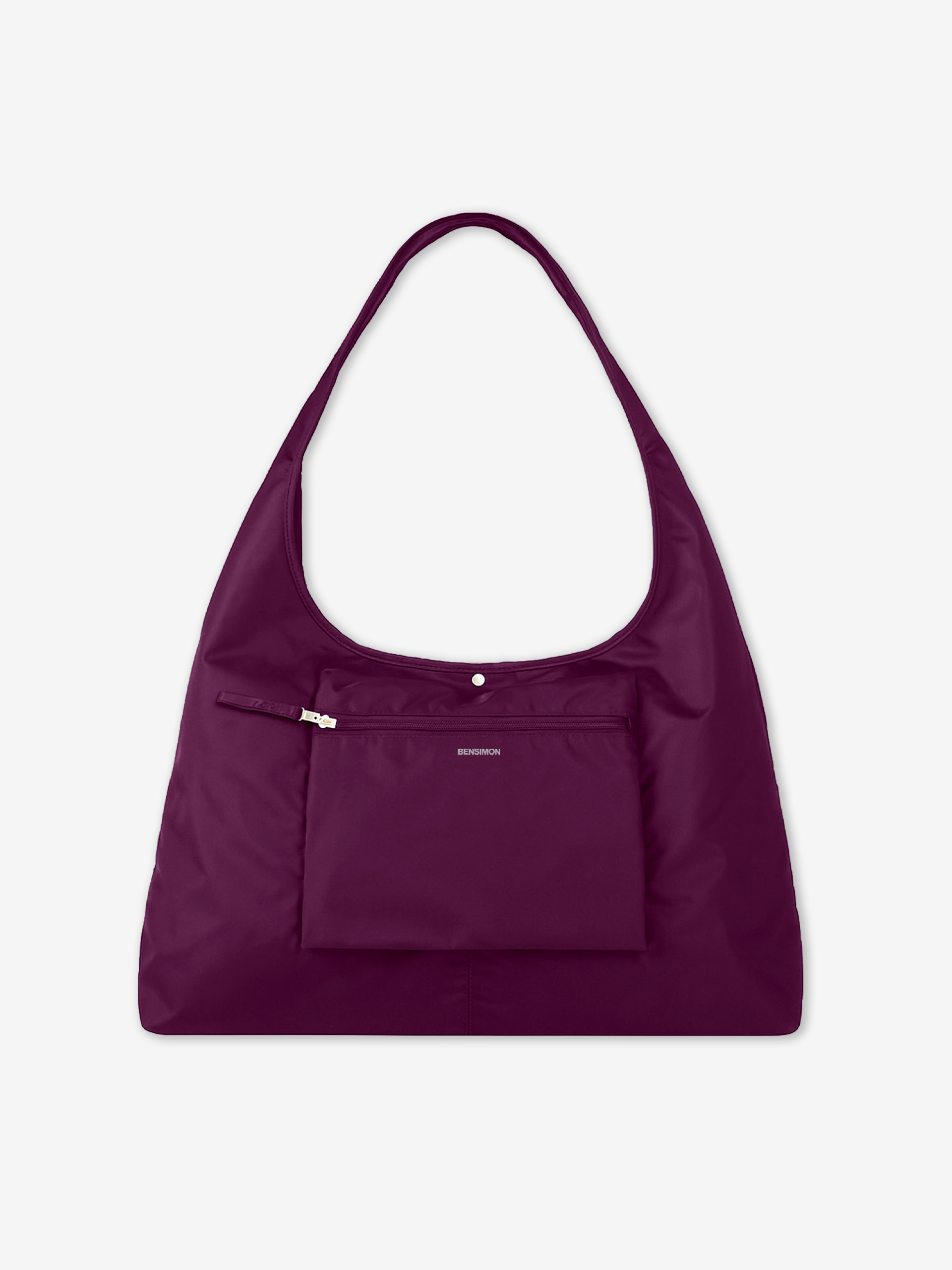 SHOPPING BAG NIBELLOU -  Aubergine , Bags & Luggage Bensimon