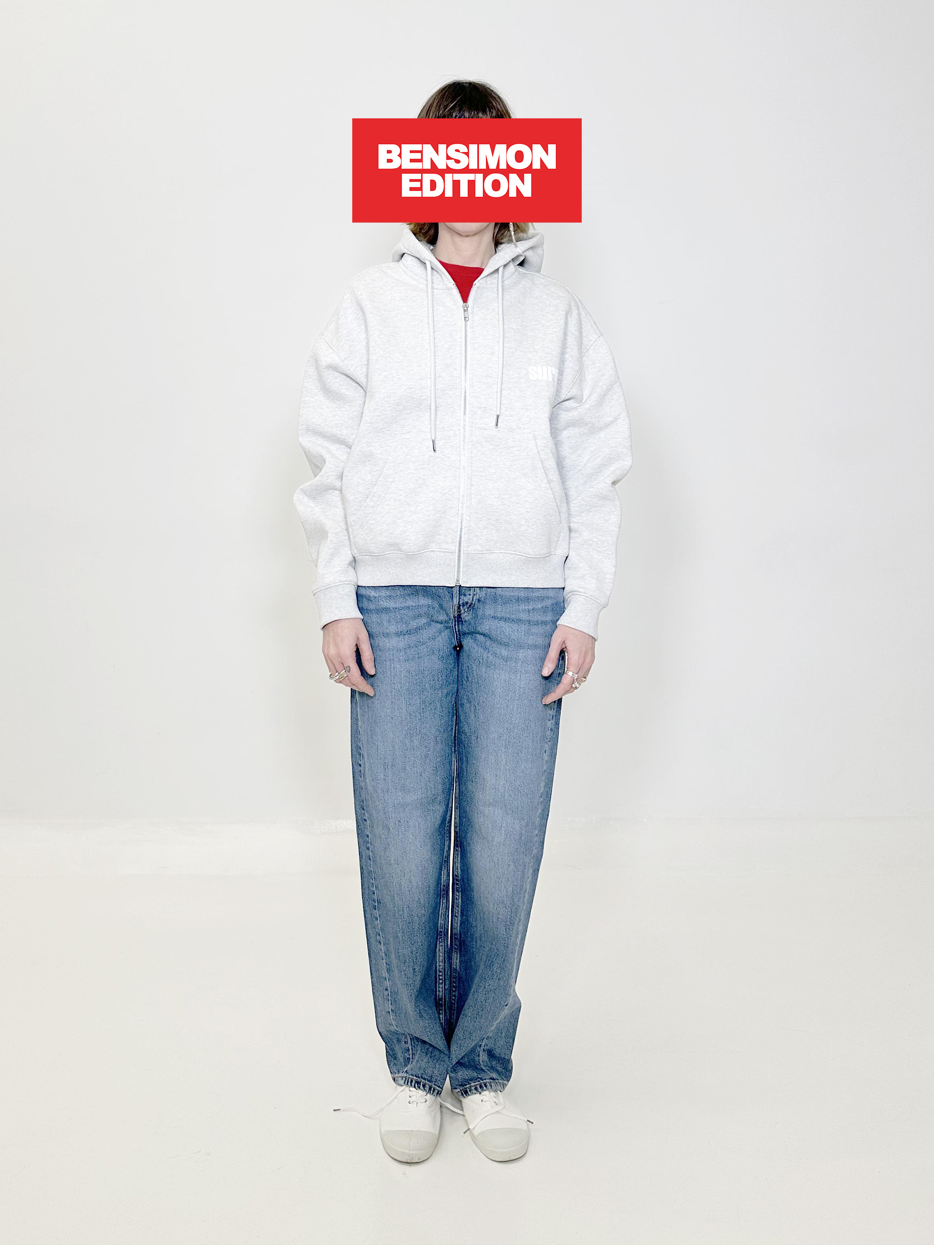 GILET OSH BENSIMON EDITION -  Heather gray , Ready-to-wear Bensimon