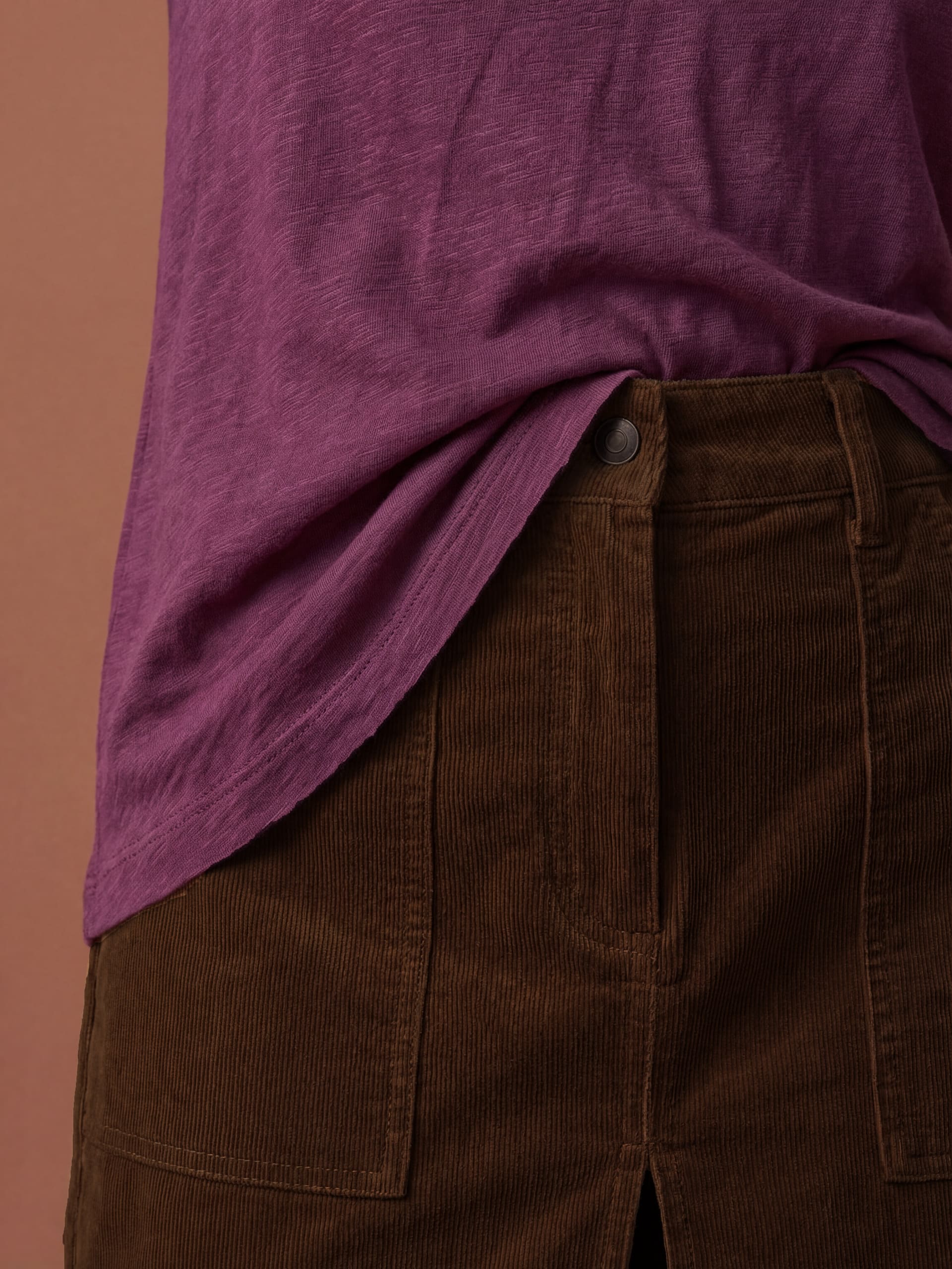 AOUT T-SHIRT -  Plum , Ready-to-wear Bensimon