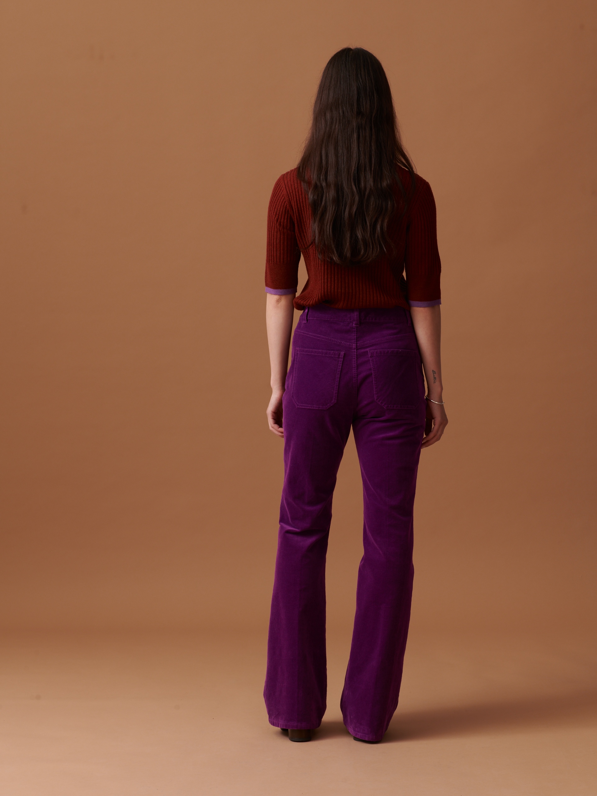 OLIVIO PANTS -  Plum , Ready-to-wear Bensimon