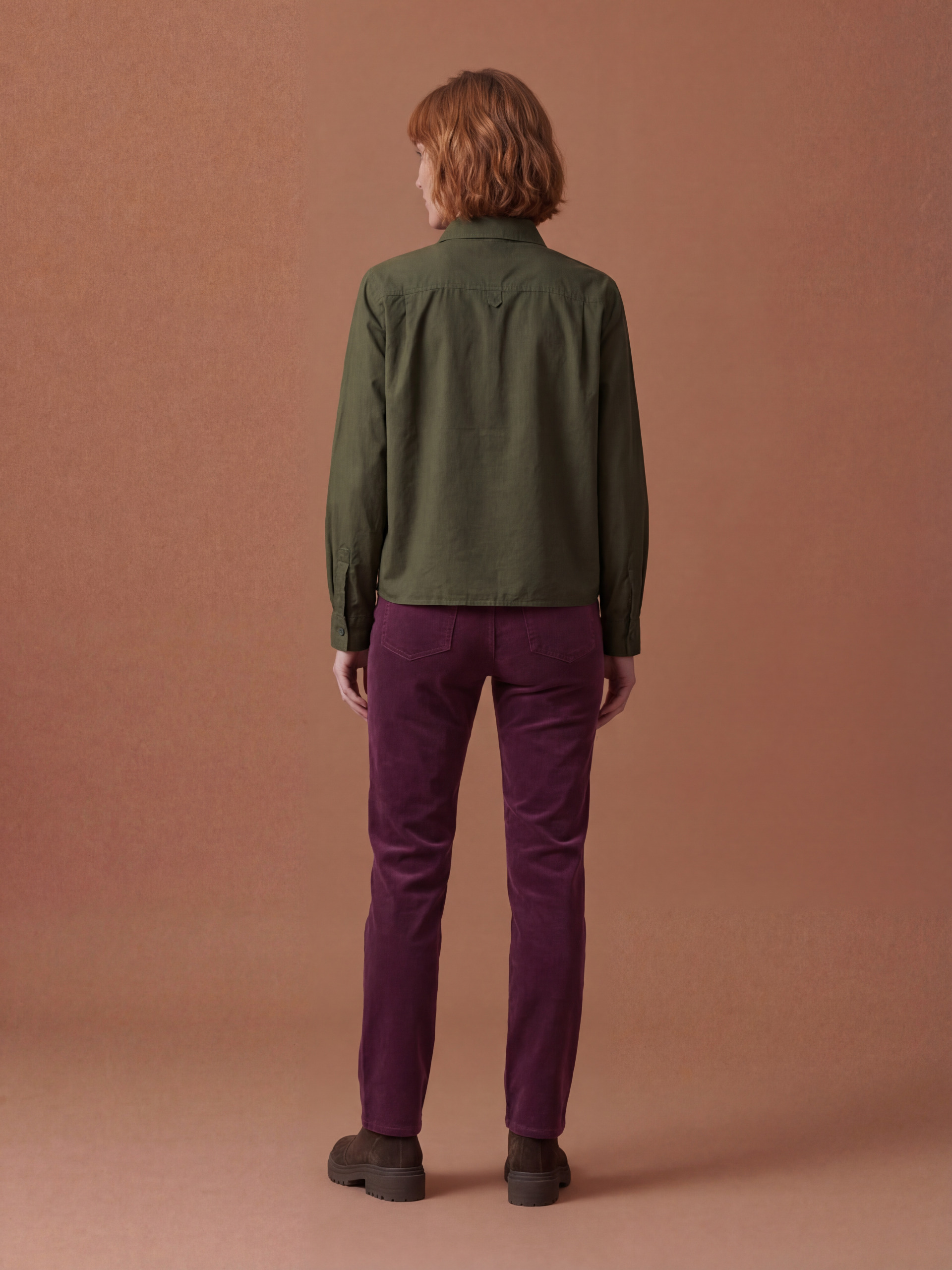 MARIUS PANTS -  Plum , Ready-to-wear Bensimon