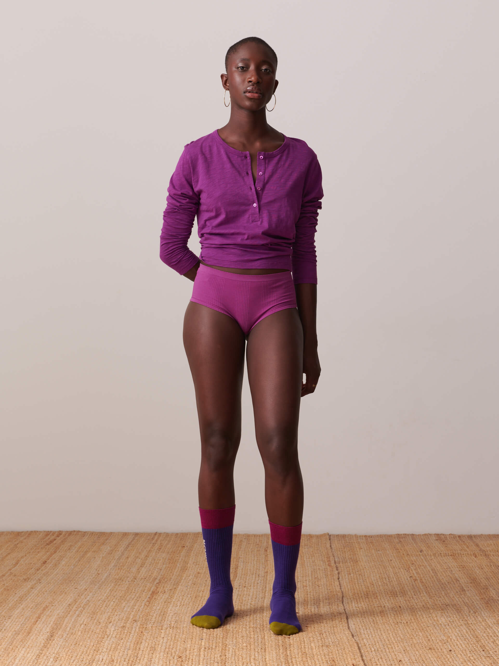 SHORTY -  Plum , Ready-to-wear Bensimon