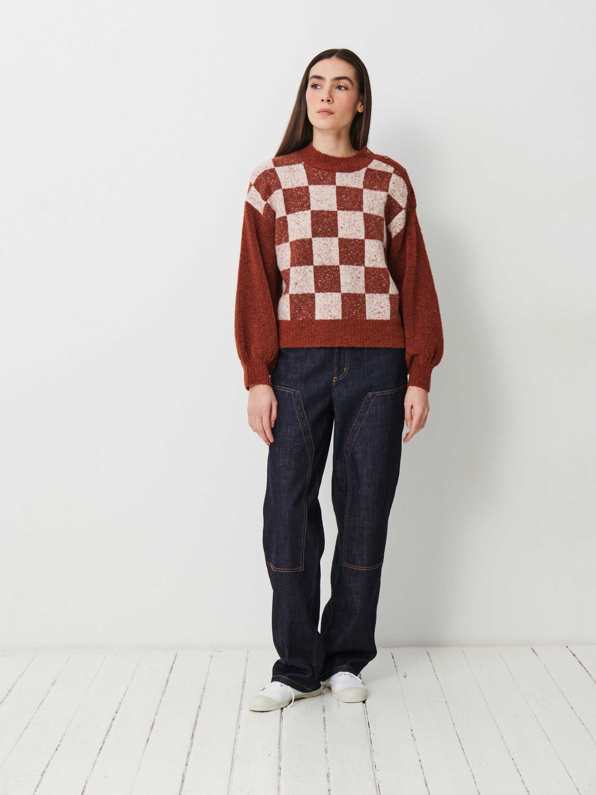 PULL OMRI -  Cognac , Ready-to-wear Bensimon