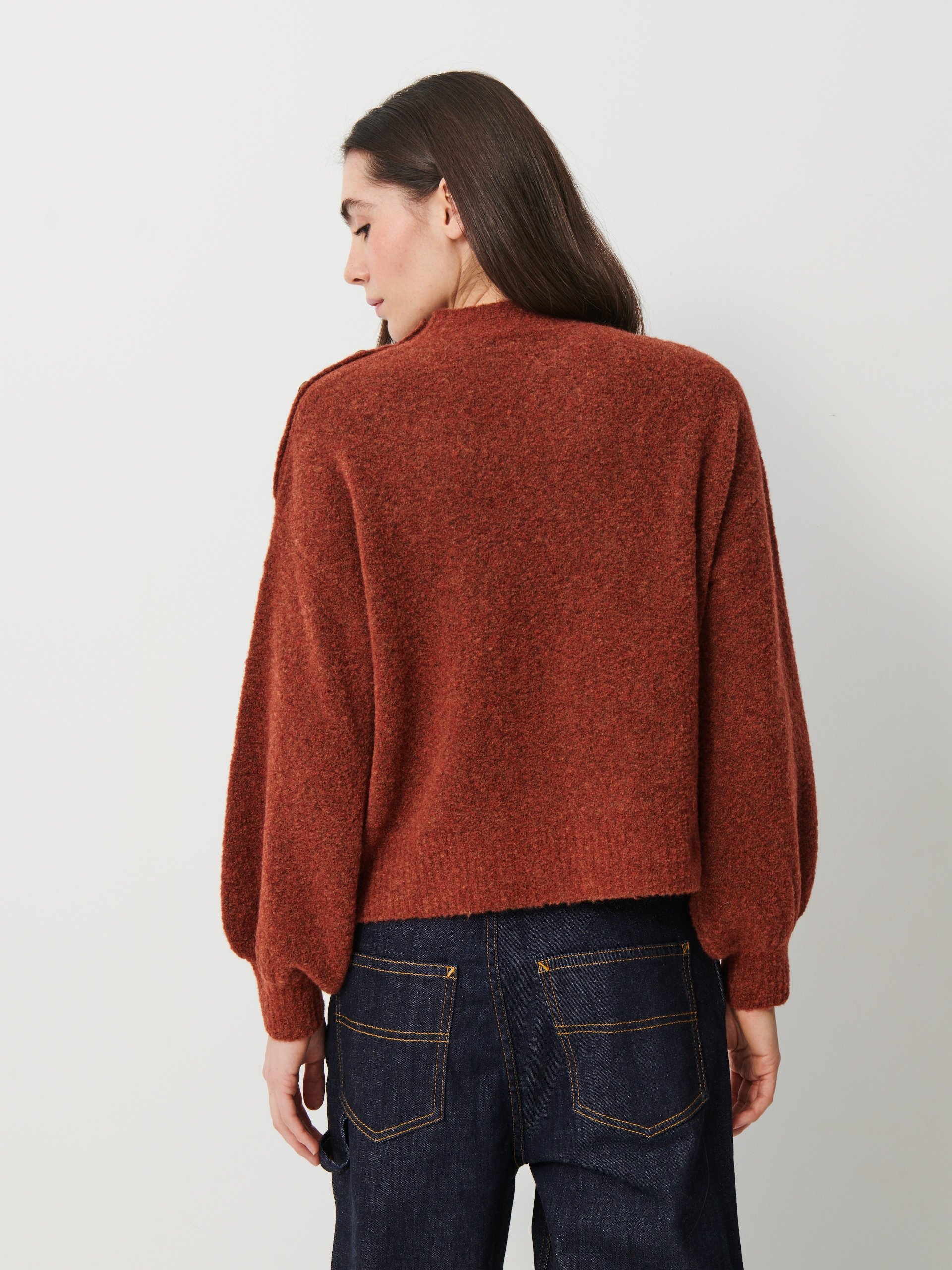 PULL OMRI -  Cognac , Ready-to-wear Bensimon