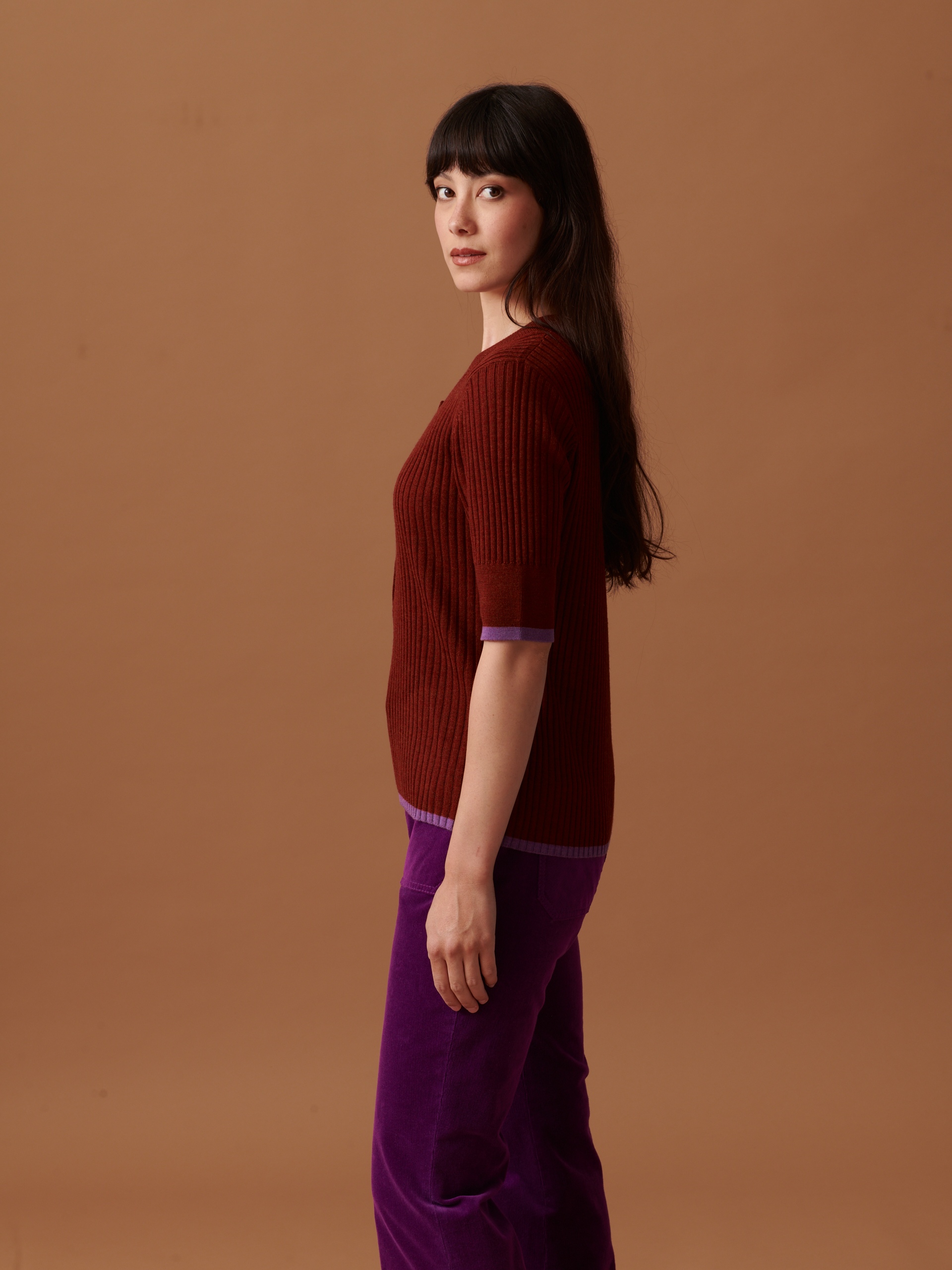 OREN SWEATER -  Cognac , Ready-to-wear Bensimon